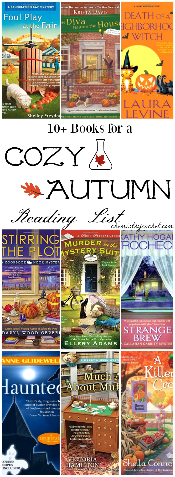 Fun Cozy Autumn Reading List