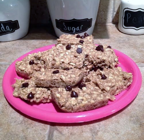 banana oat bars