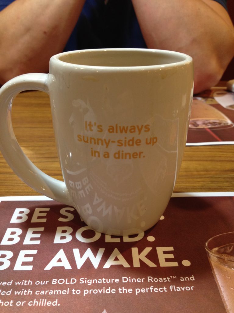 Having breakfast with my hubby is a perfect morning!