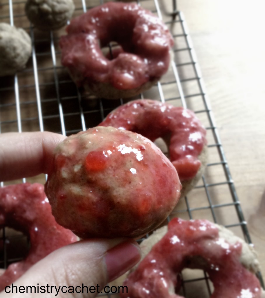 Healthy Strawberry Donut Holes chemistrycachet.com