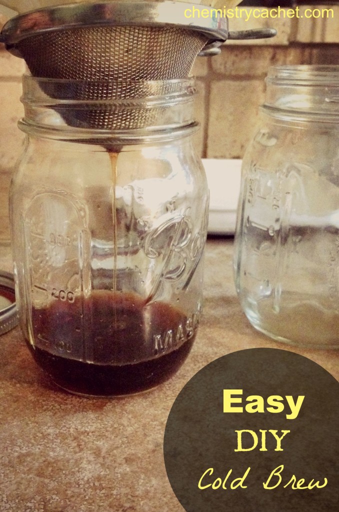 A chemist's take on cold brew coffee! Easy and more affordable than buying your own! on chemistrycachet.com