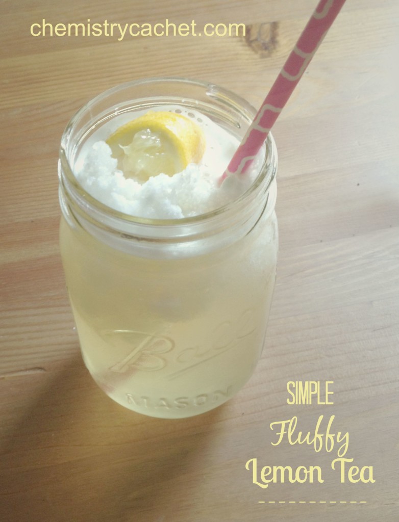 Simple, fluffly lemon tea. Light, refreshing, and healthy. So easy too! chemistrycachet.com