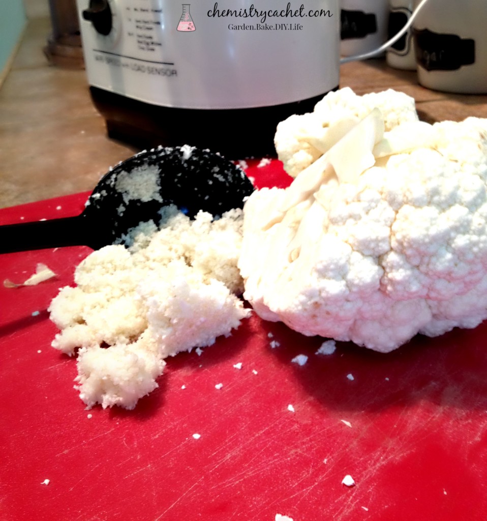 1 minute, grain free rice! chemistrycachet.com