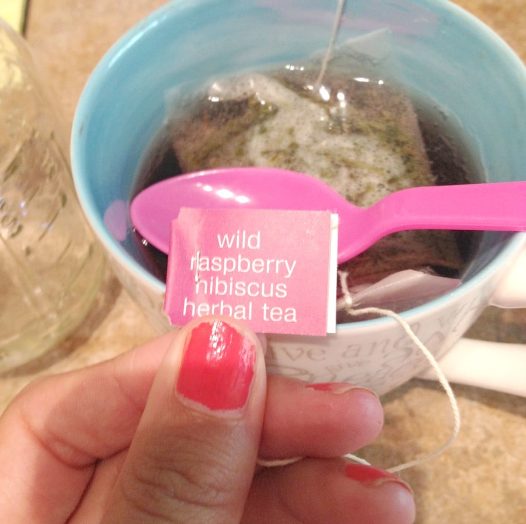 frozen pink tea