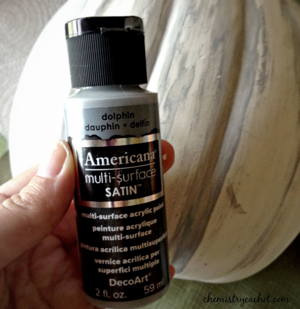 DIY distressed pumpkin craft 