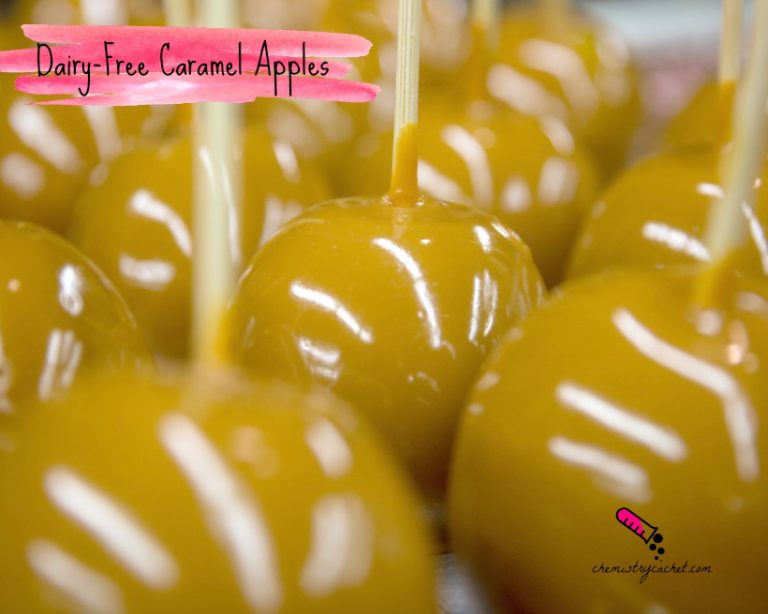 Dairy-Free Caramel Apples (glistening honey caramel apples)