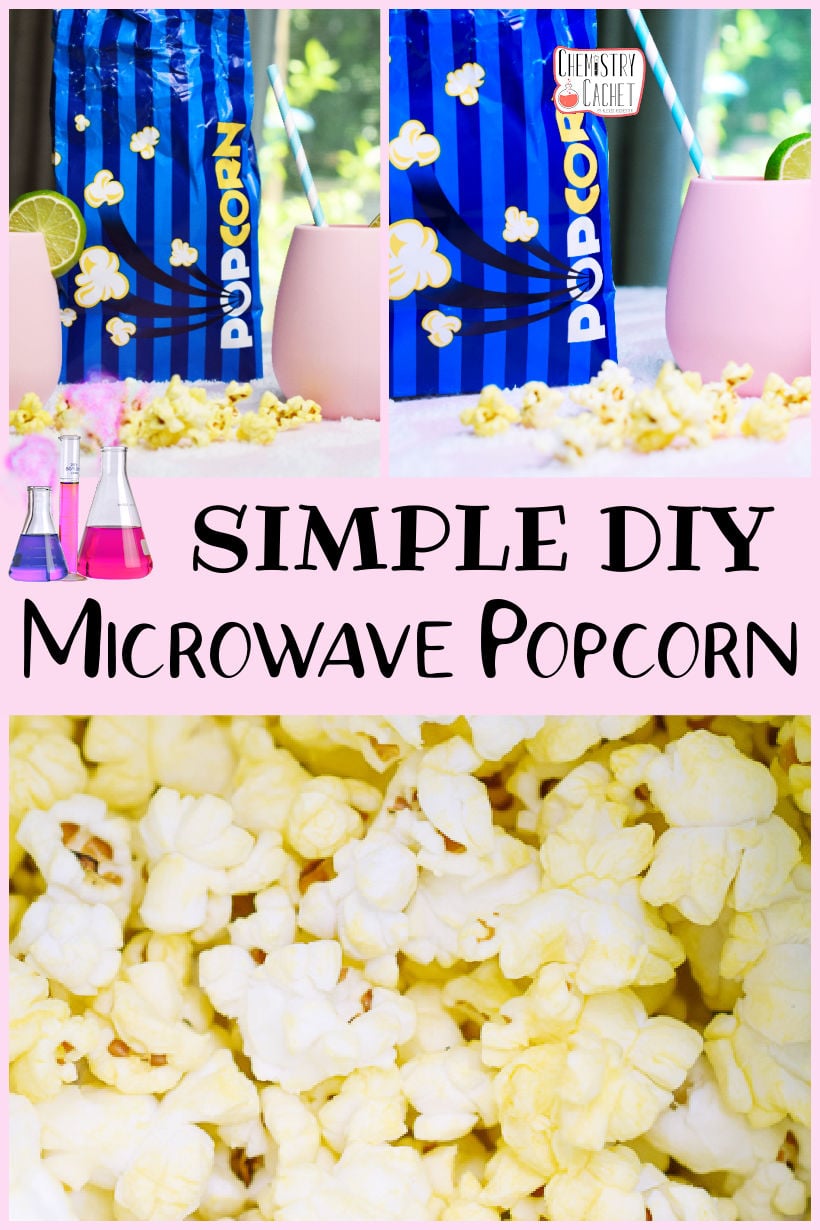 simple DIY microwave popcorn