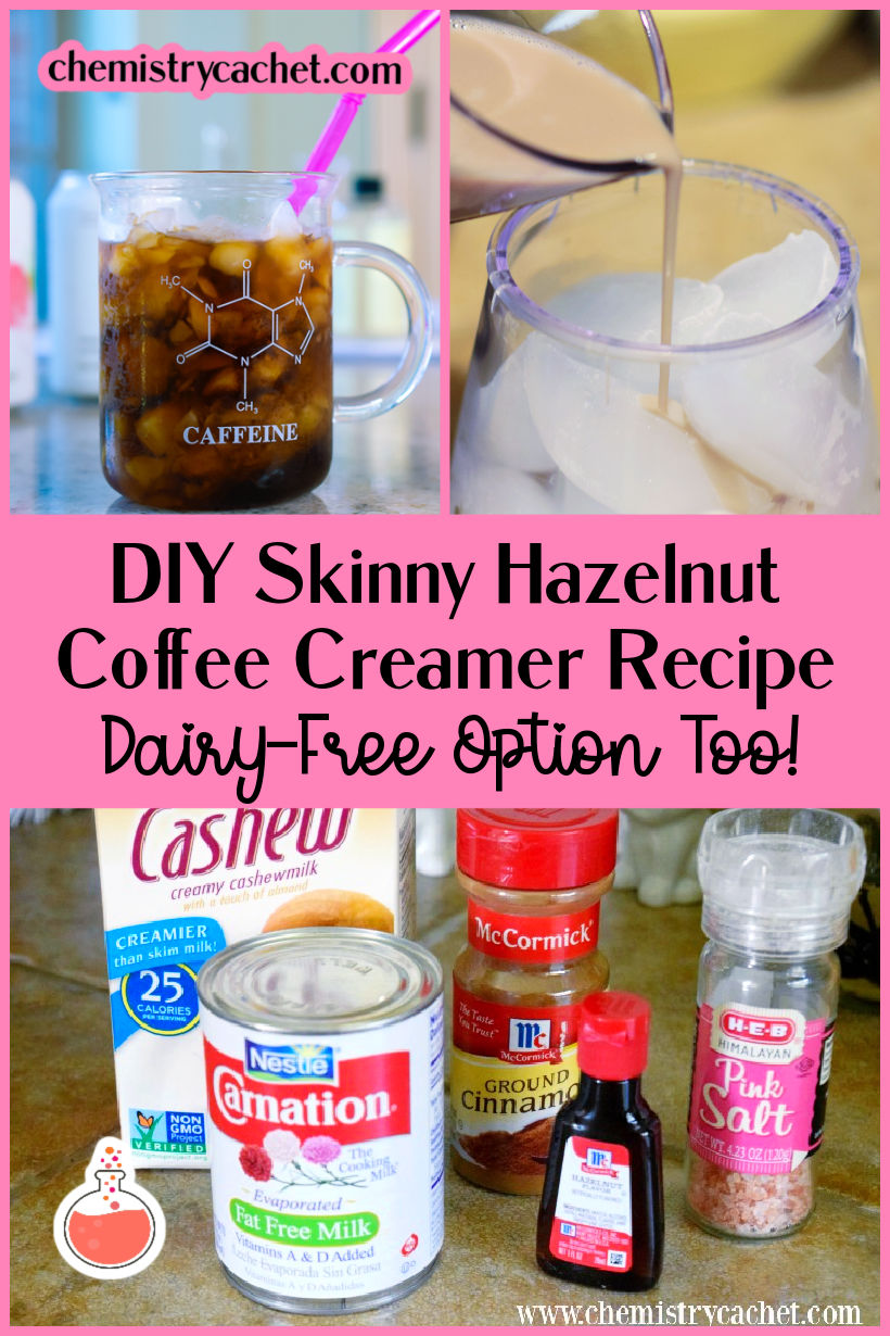 DIY Skinny Hazelnut Coffee Creamer