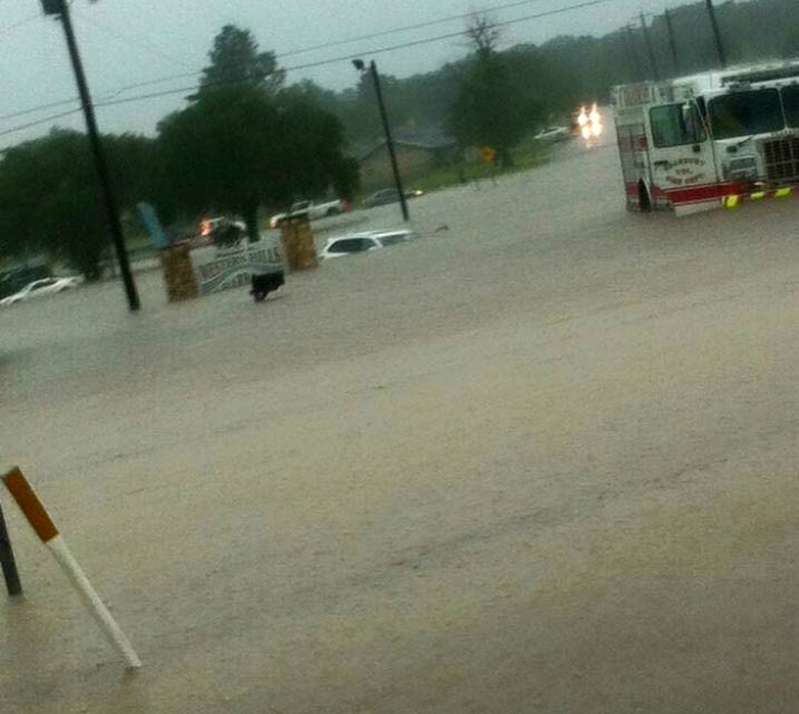 Flooding in Granbury