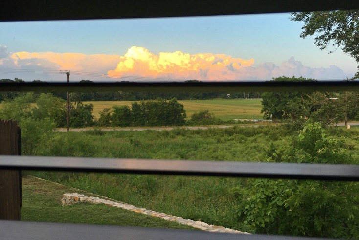 Happy June Y'all! View from the window as the thunderstorm rolls in on chemistrycachet.com
