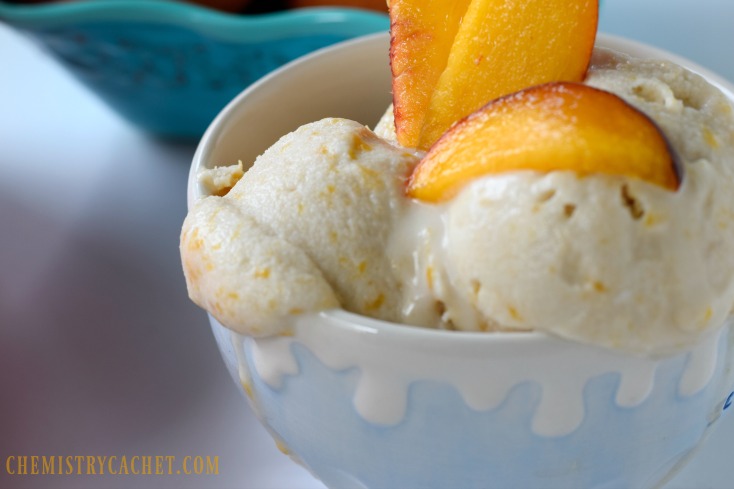 Peach frozen yogurt discount recipe ice cream maker