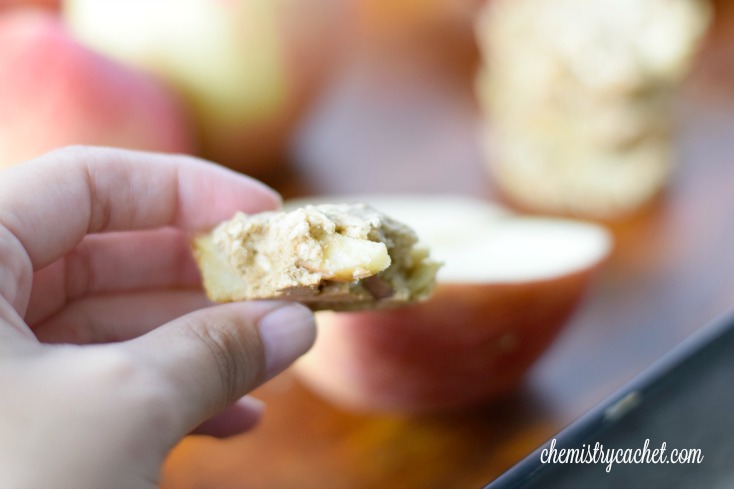 Delicious Apple Breakfast Cookies perfect for on the go! This apple cookie recipe is so easy, and it's dairy-free with gluten-free options on chemistrycachet.com