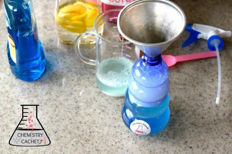 This is the BEST homemade bathroom cleaner. No special ingredients needed, just basic household items. Simple bathroom cleaner that works! Video tutorial on chemistrycachet.com