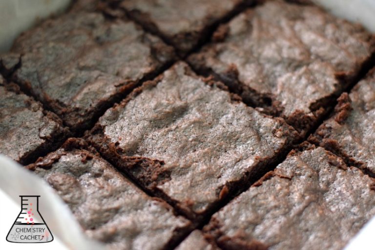 Incredibly rich and decadent dairy-free gluten-free brownies just like fudge! on chemistrycachet.com