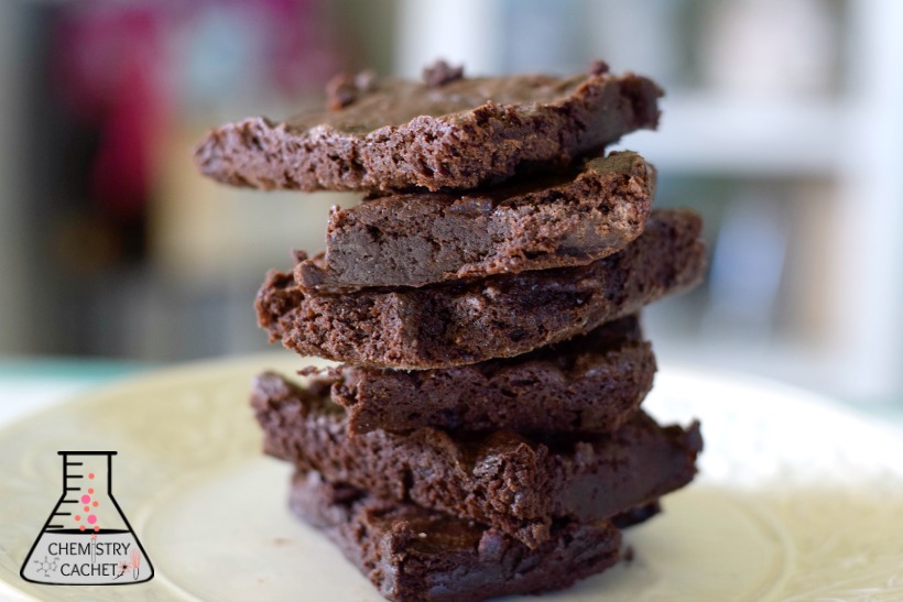 Incredibly rich and decadent dairy-free gluten-free brownies just like fudge! on chemistrycachet.com