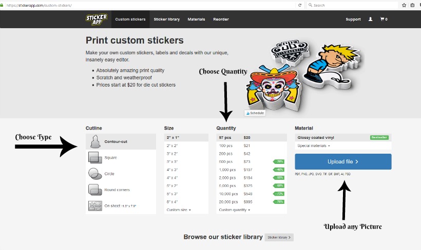 Own your own business Have an event coming This is the best place to order custom stickers for any occasion! on chemistrycachet.com