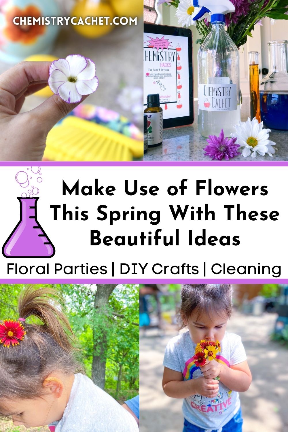 Make Use Of Flowers This Spring With This Unique Ideas (DIY, Parties, Cleaning)