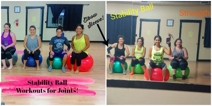 stability ball workout for arthritic joint pain
