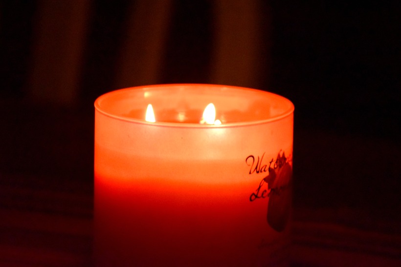 Late august favorites, watermelon candle