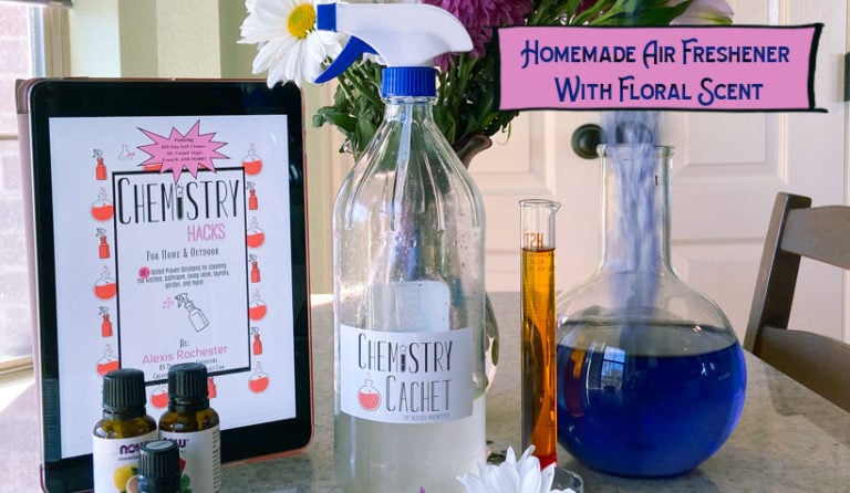 Homemade Air Freshener With Floral Scent