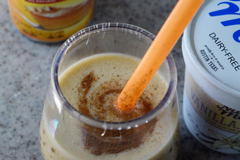 Fun fall and Halloween Inspiration Dairy-Free Milkshake
