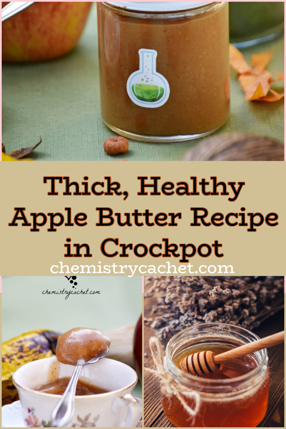 thick healthy apple butter recipe in the crockpot on chemistry cachet
