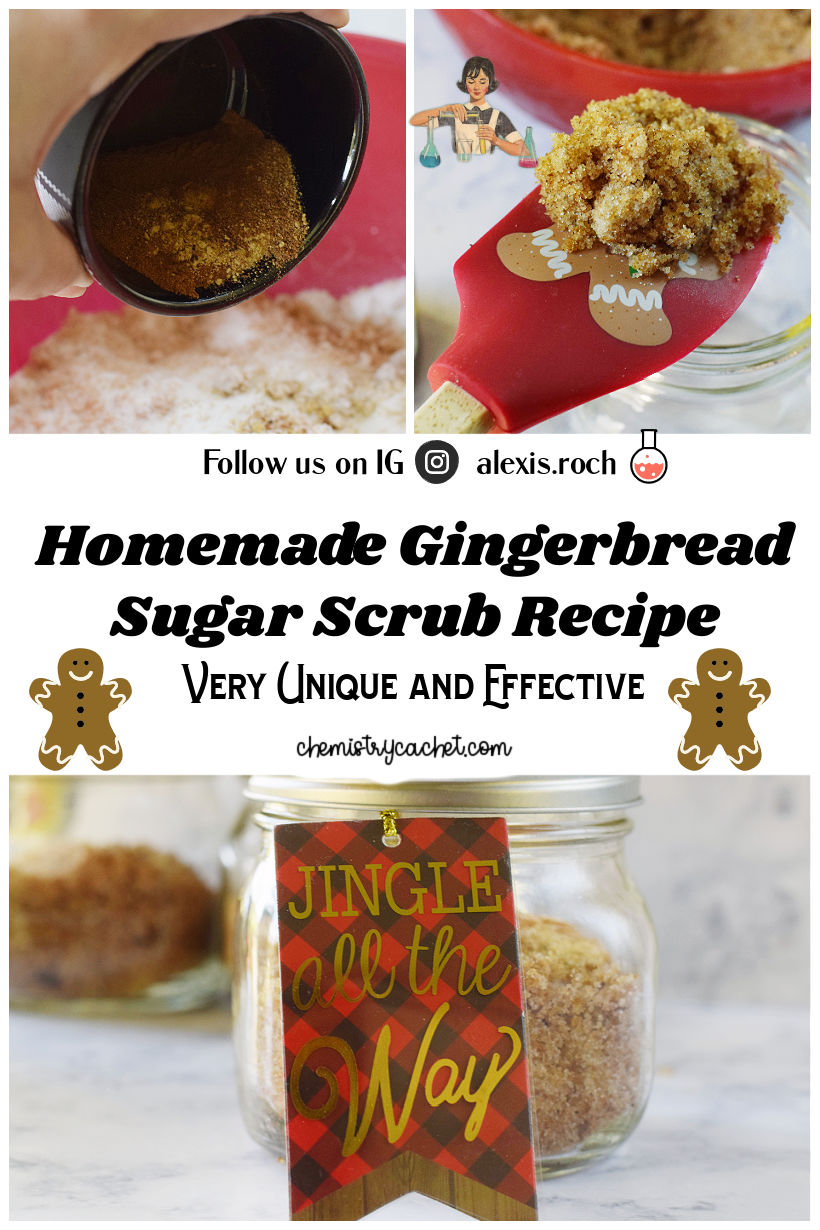 Healing Homemade Gingerbread Sugar Scrub
