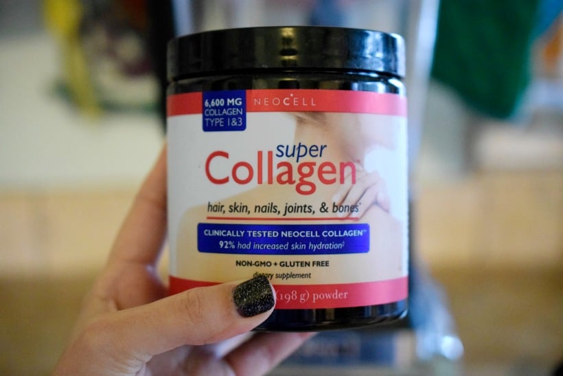 Banana Lemon Smoothie with collagen