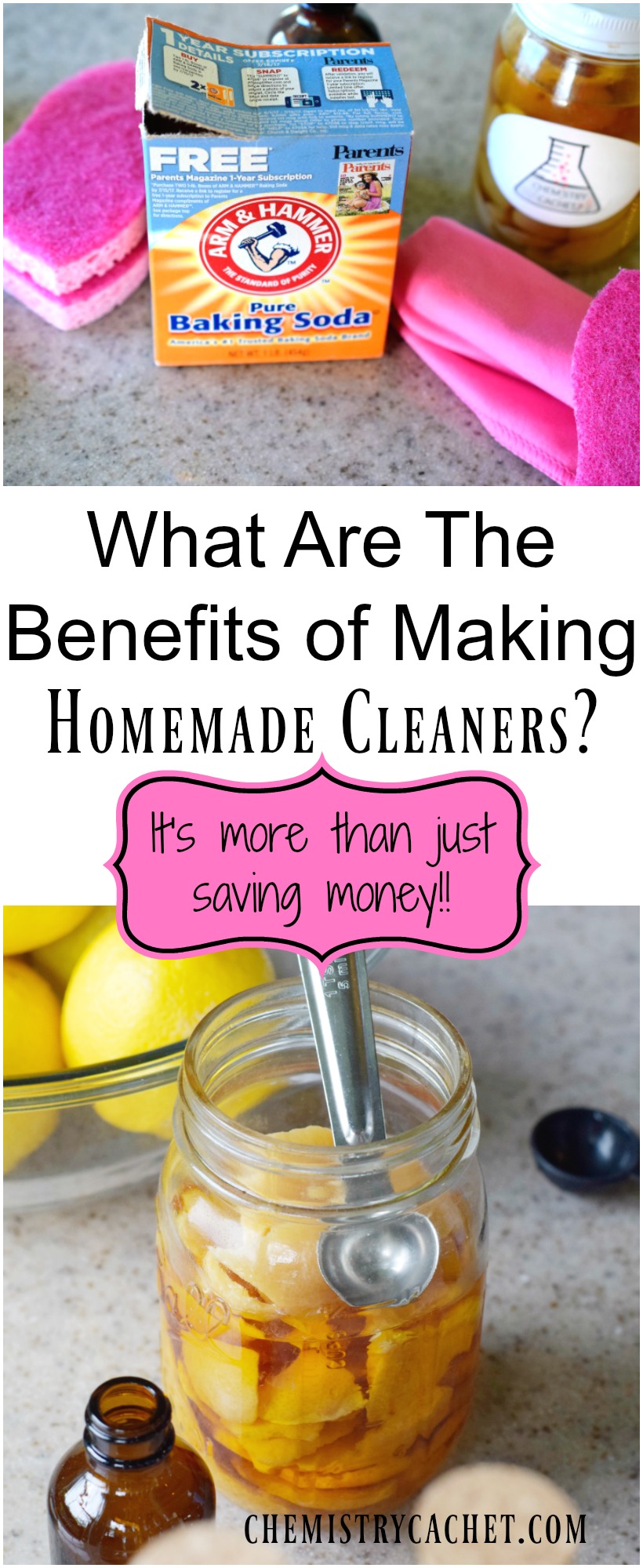Homemade cleaners, benefits of making homemade cleaners