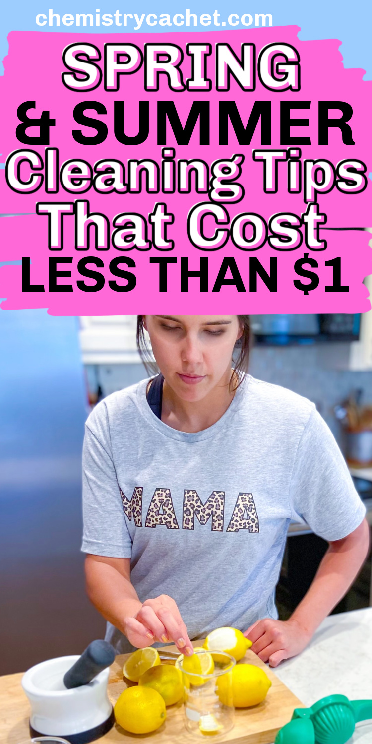 spring and summer cleaning tips that cost less than $1