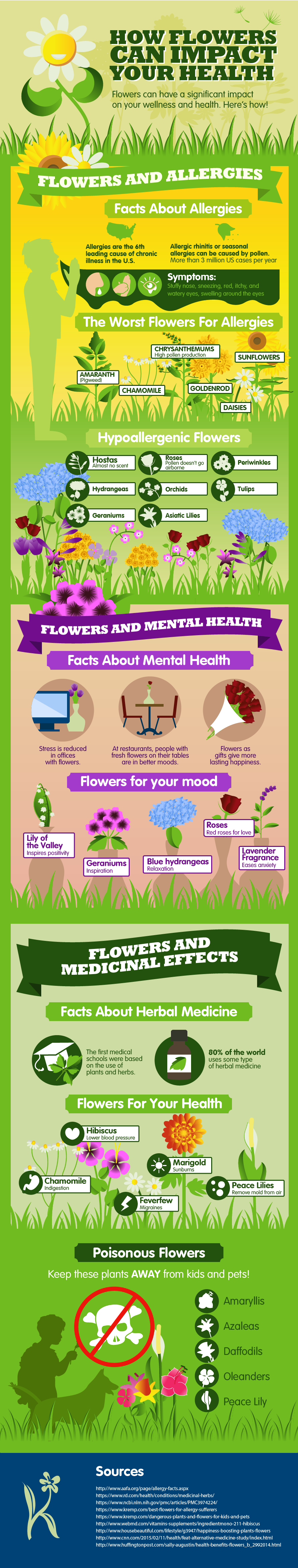 flowers, health, how flowers impact health