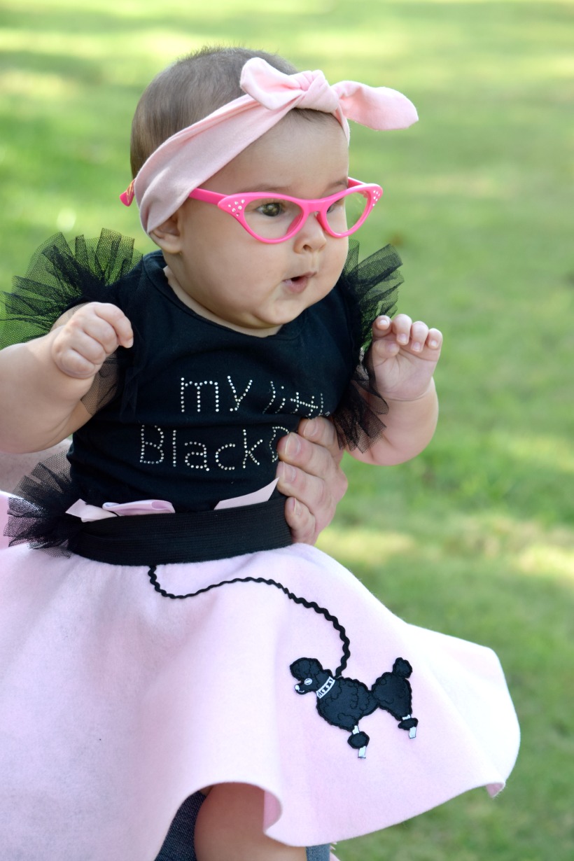 baby poodle skirt halloween costume
