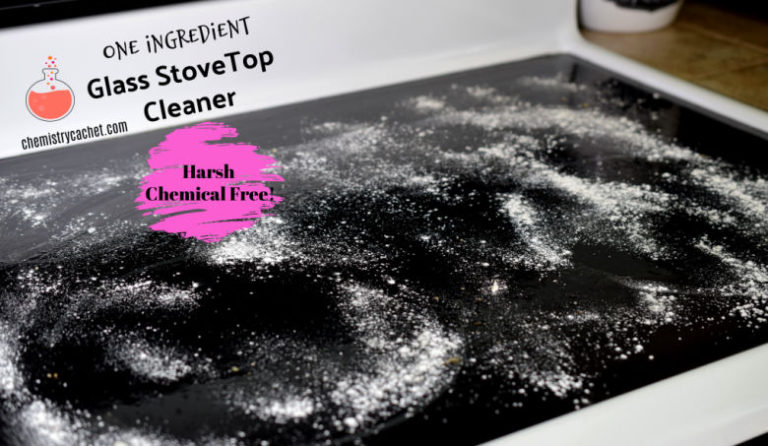 One Ingredient Glass Stovetop Cleaner (Harsh Chemical Free!)