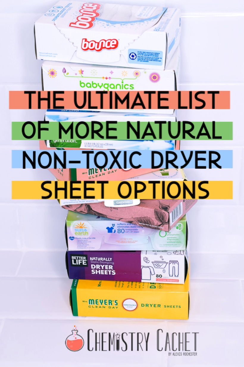 The Ultimate List Of More Natural Non-Toxic Dryer Sheet Options