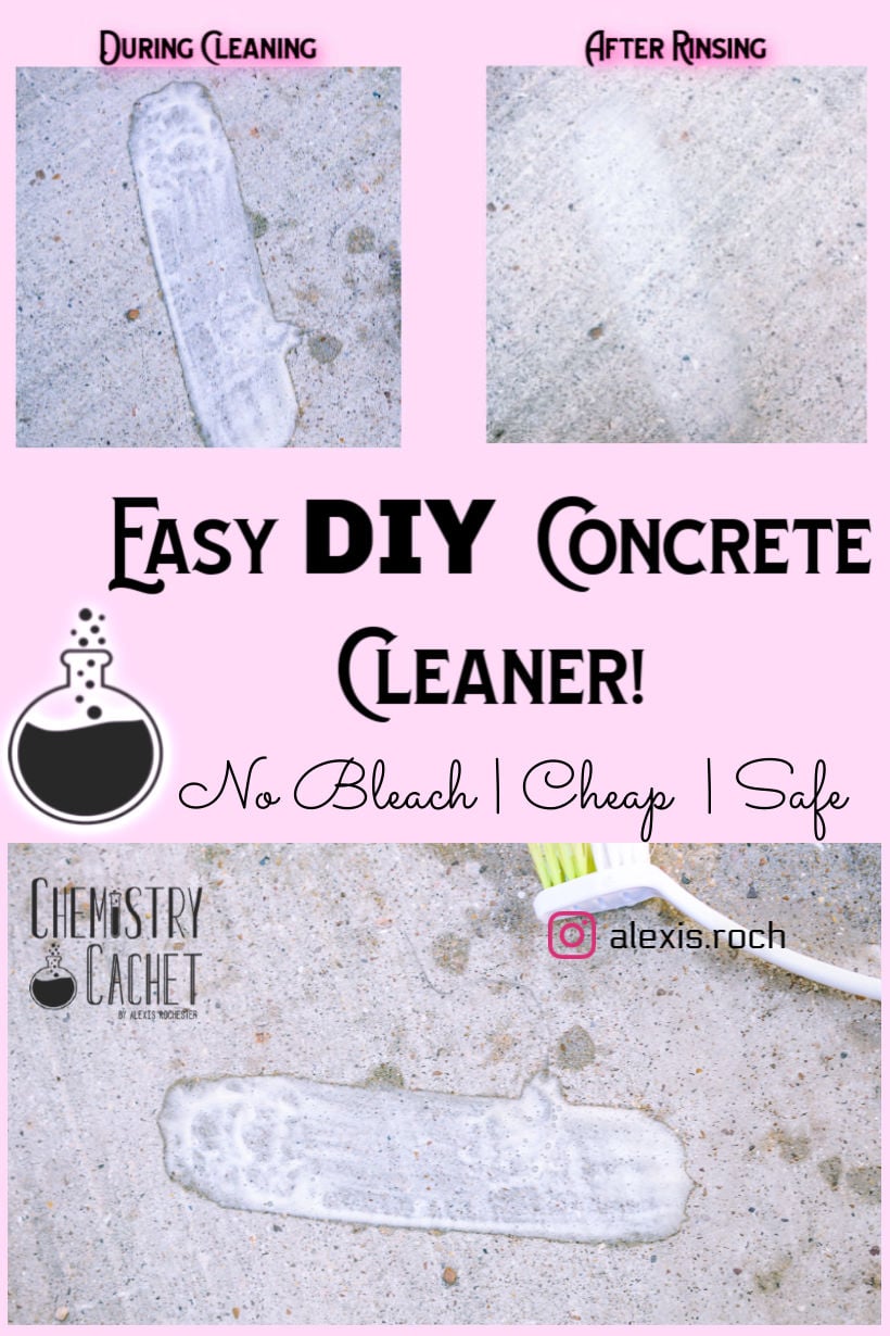 concrete patio cleaner, diy patio cleaner