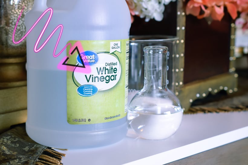 glass shower door cleaning, vinegar