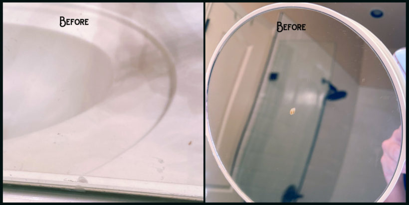 The Easiest Way to Clean a Bathroom Mirror with Chemistry Cachet