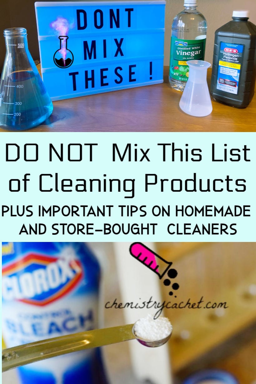 A List of Cleaning Products You Should Not Mix Together