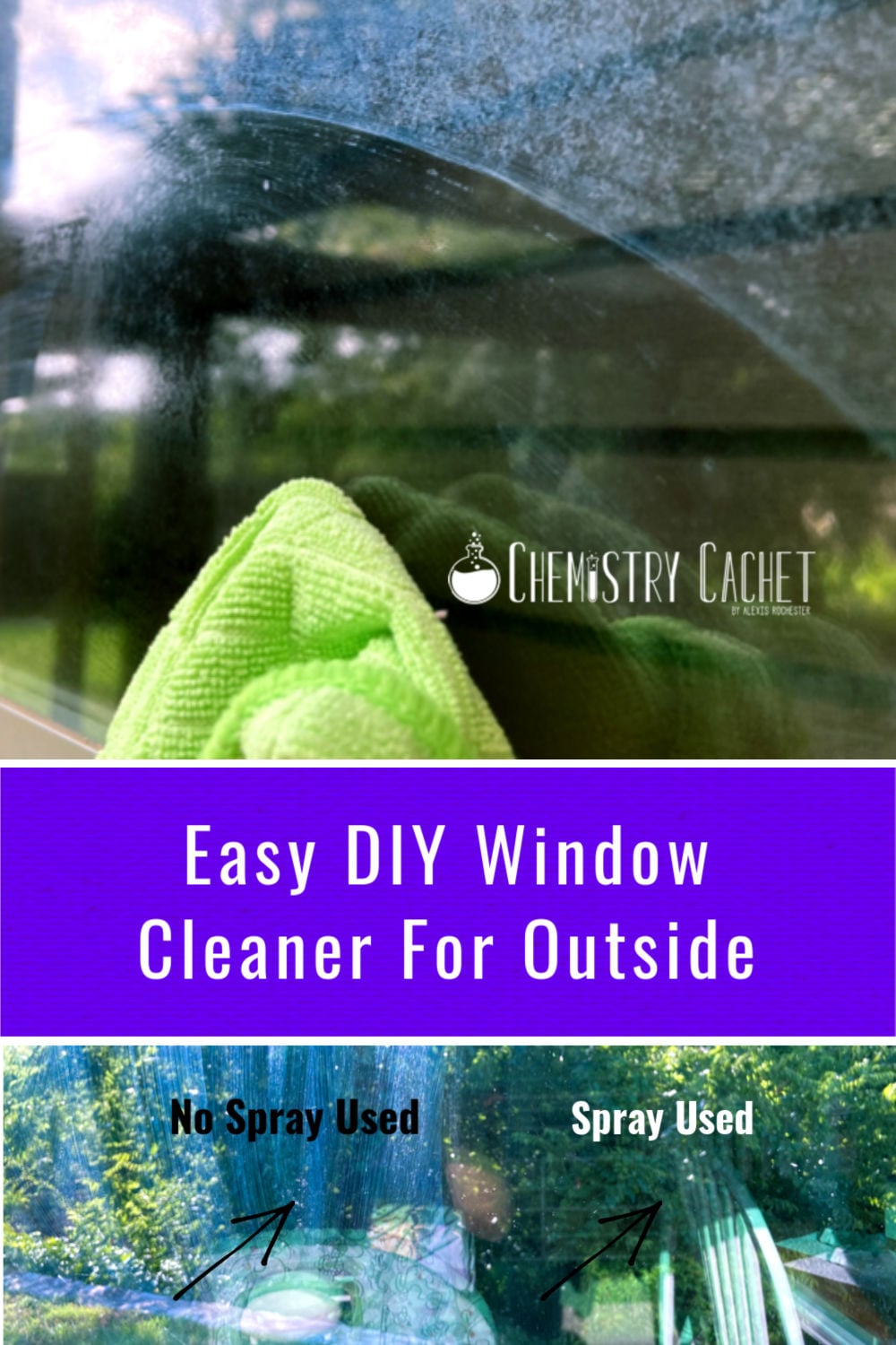 Magical DIY Window Cleaner For Outside