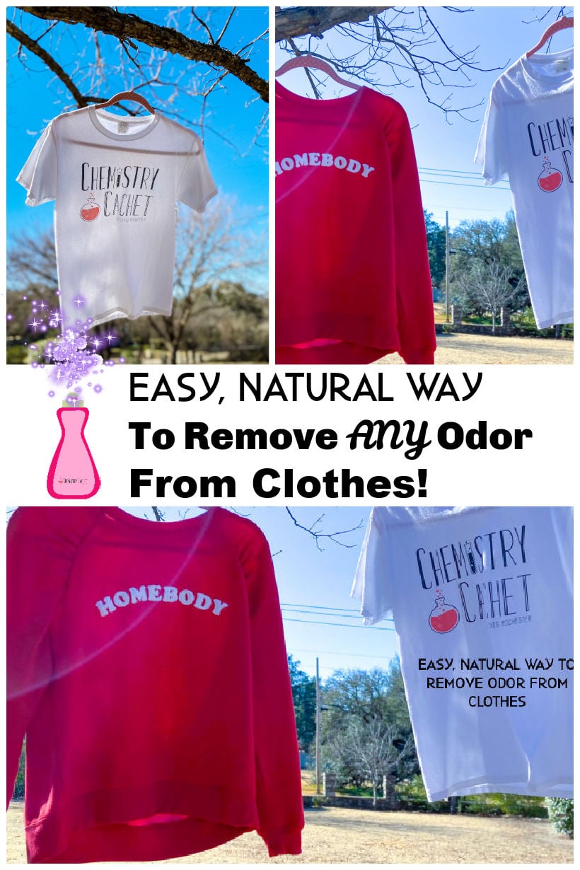 Easy, Natural Way To Remove ANY Odor From Clothes