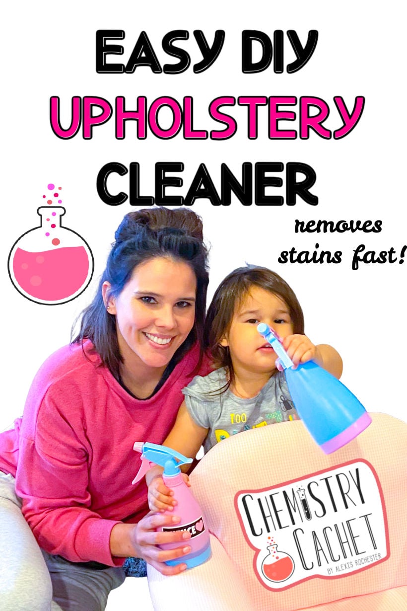 Easy DIY Upholstery Cleaner For Stains