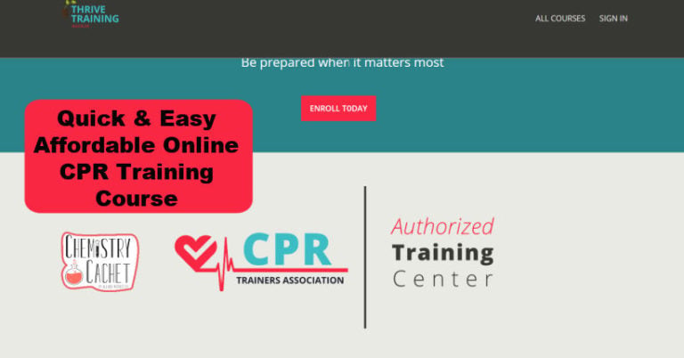 Quick & Easy Affordable Online CPR Training Course