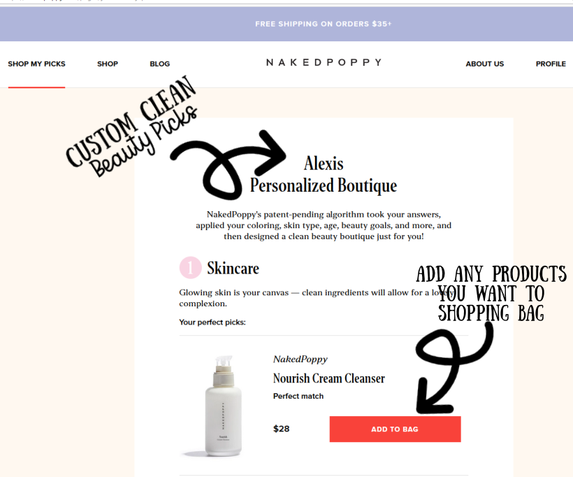 clean beauty resource personalized picks