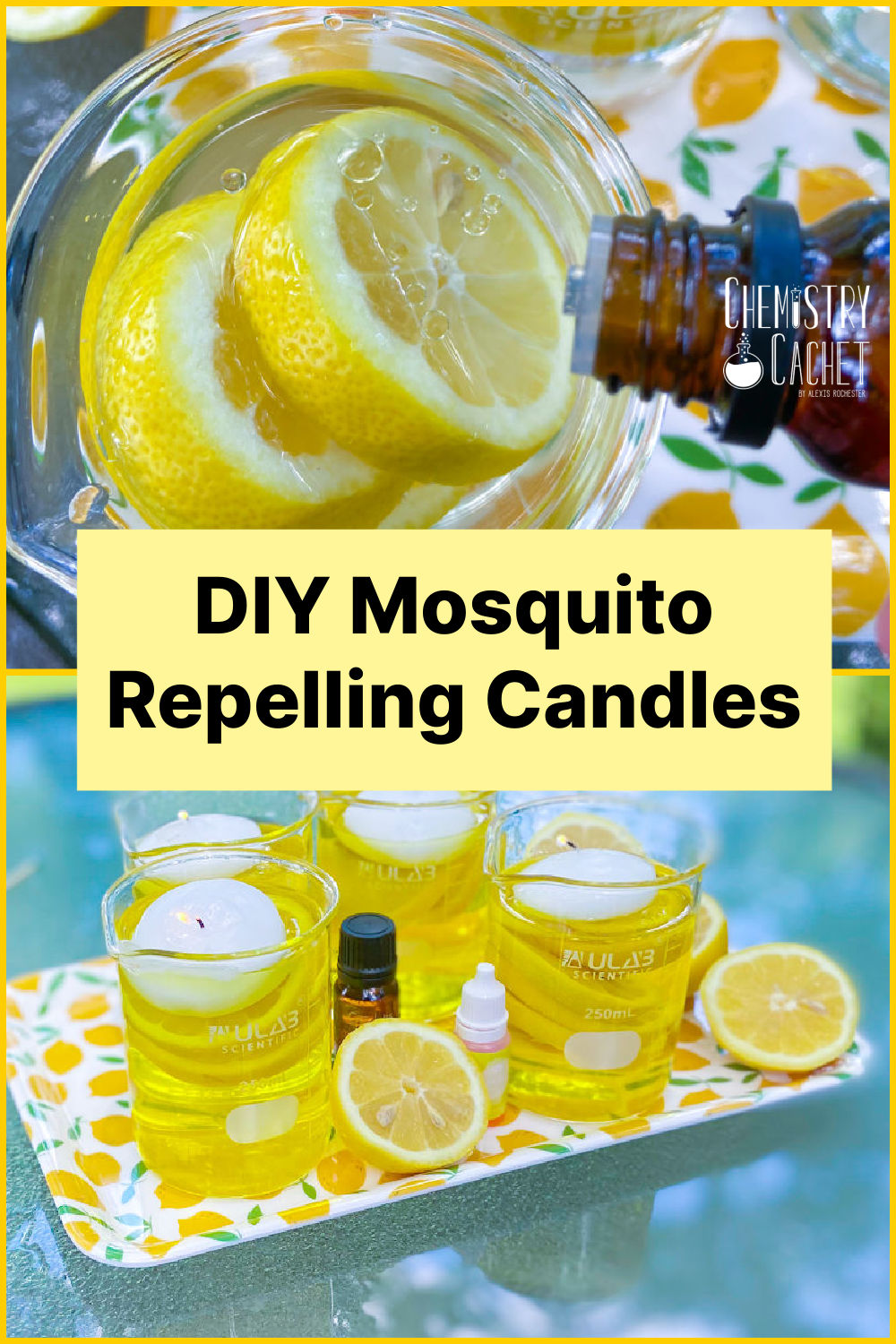 DIY Mosquito Repelling Candles