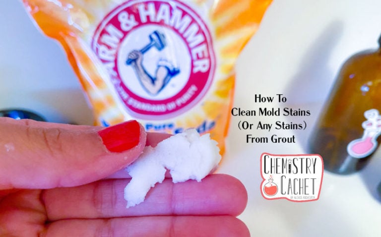 How to clean mold stains (or any stains) from grout