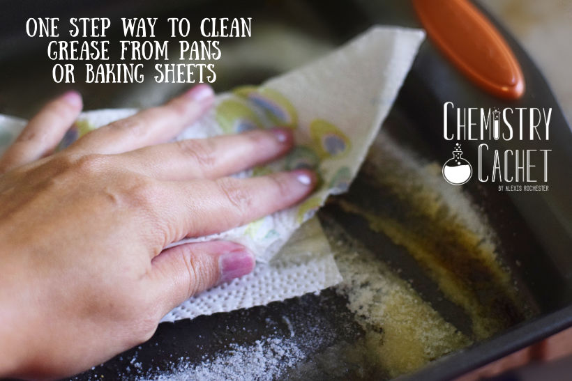 Zero Mess, One Step Way To Clean Grease From Pans Or Baking Sheets