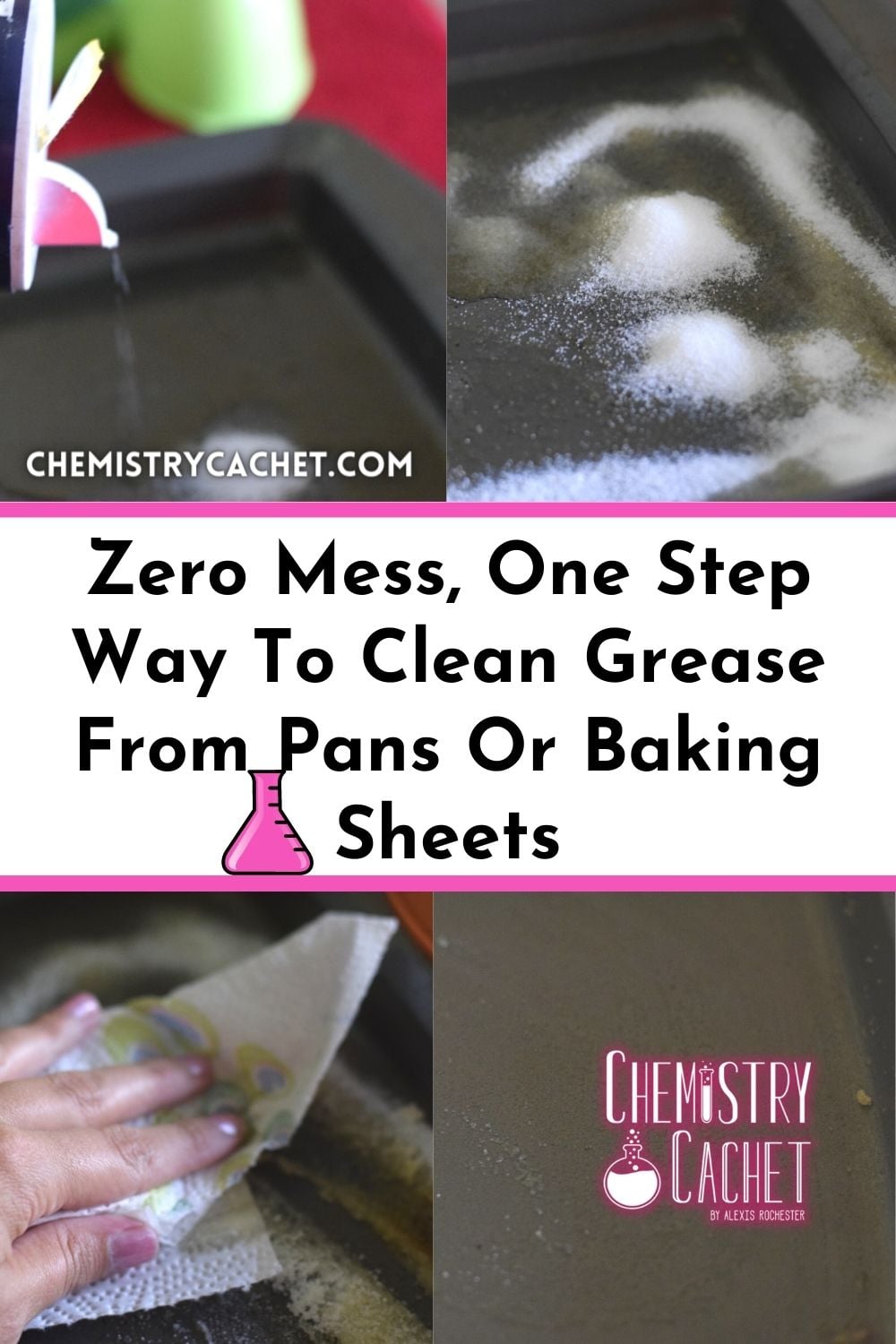 Zero Mess One Step Way To Clean Grease From Pans & Baking Sheets