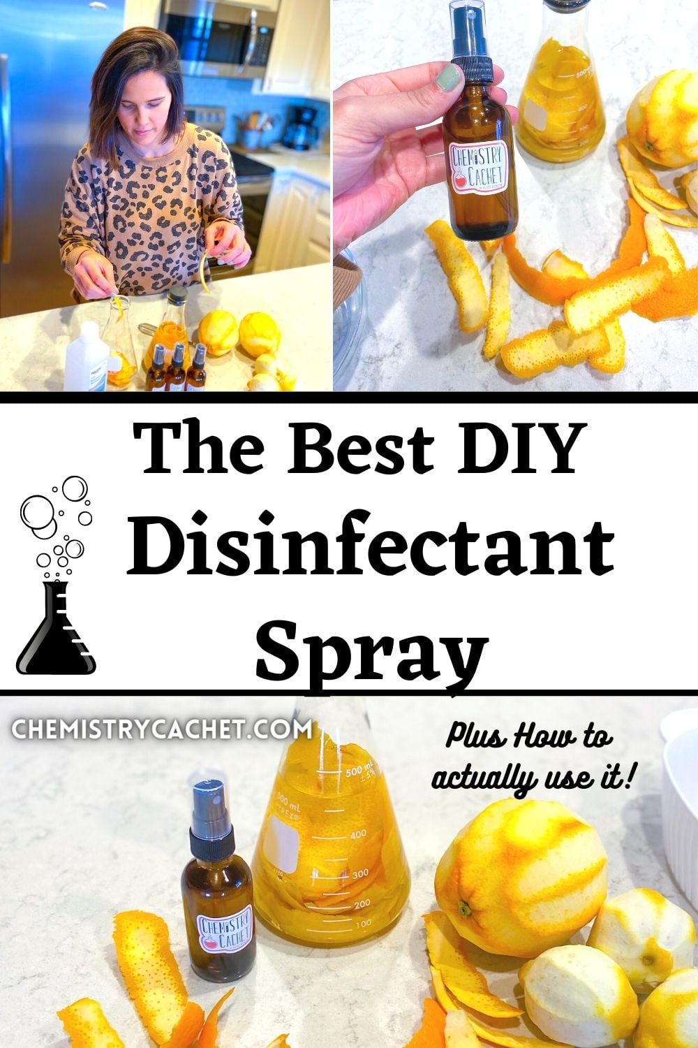 Easy DIY All-Purpose Disinfecting Spray