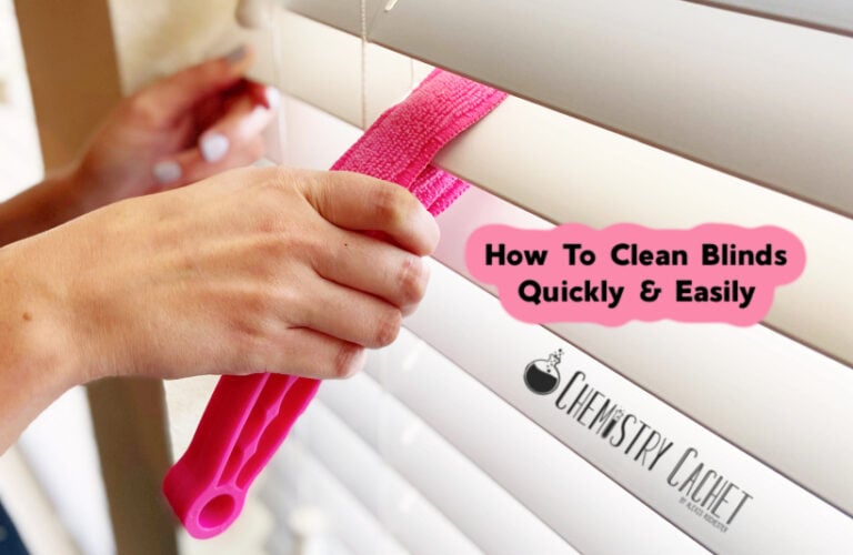 How to clean blinds quickly and easily on chemistry cachet