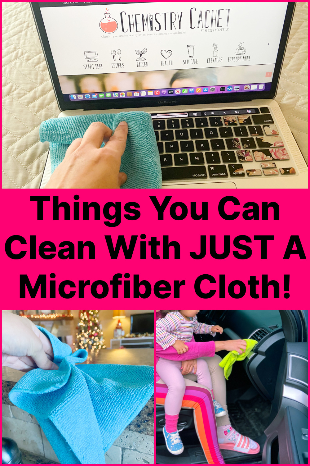 cleaning with just a microfiber